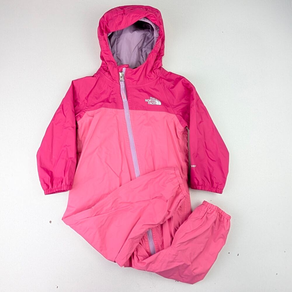 The North Face Toddler 12-18 Months Pink DryVent Windbreaker Suit